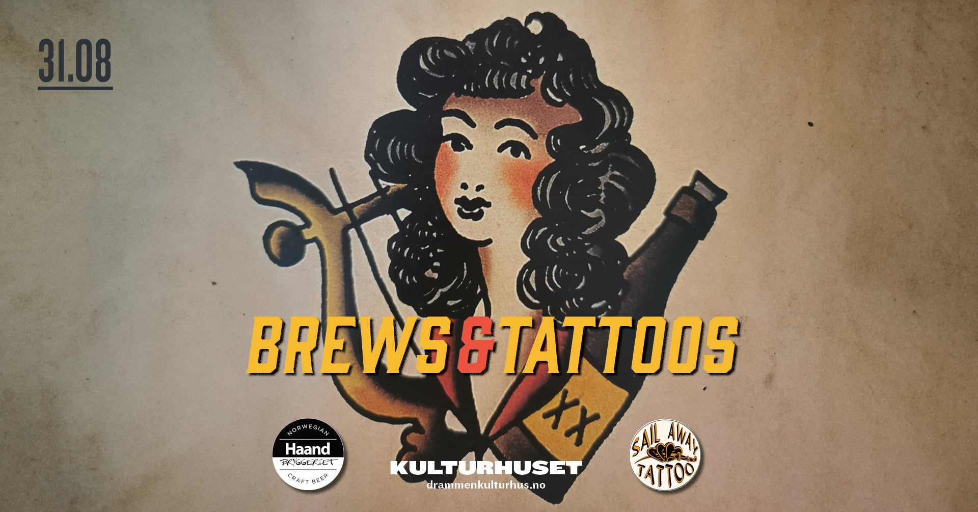 Brews & Tattoos på Union brygge