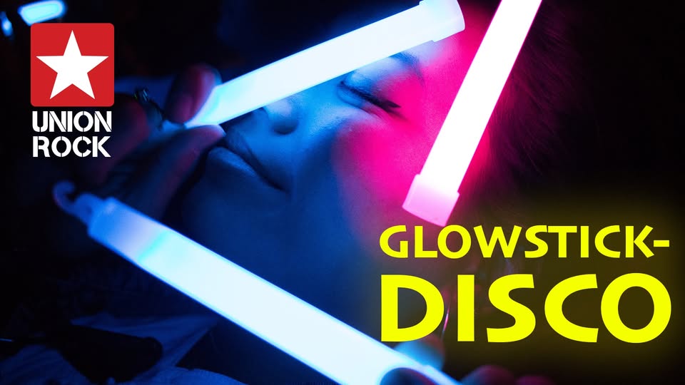Glow stick disco på Union Brygge